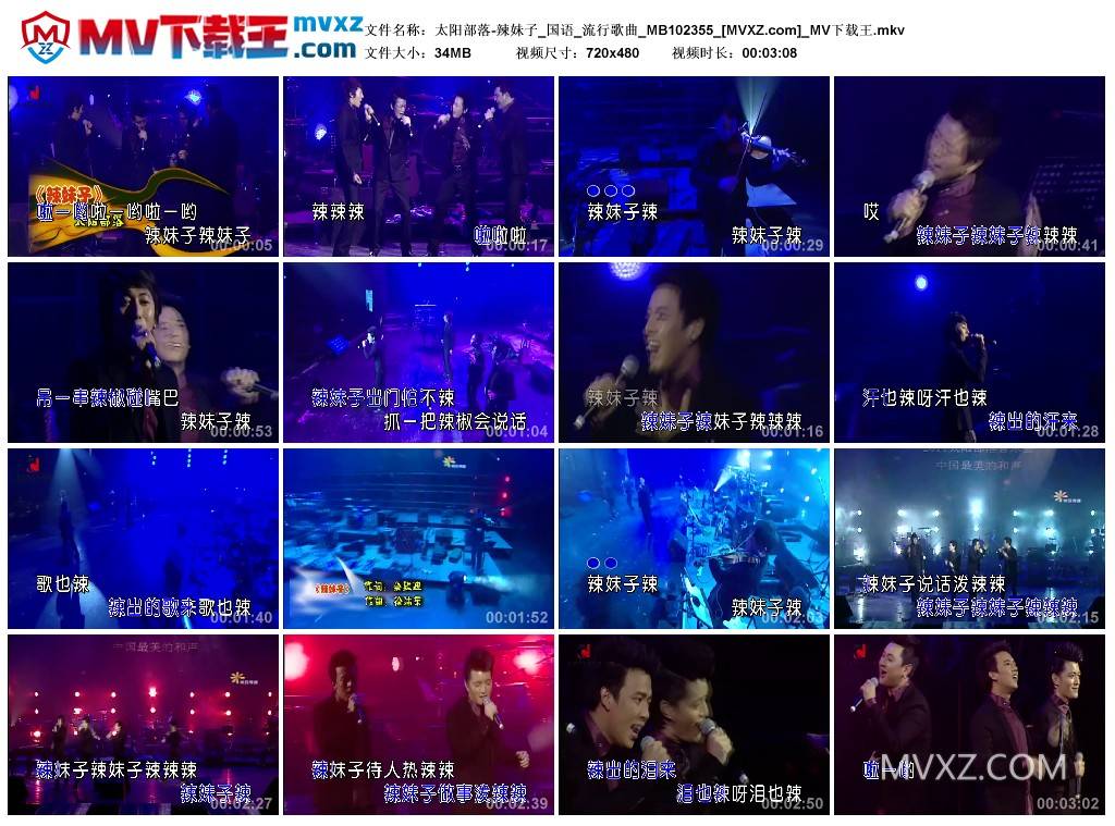 太阳部落-辣妹子_国语_流行歌曲_MB102355